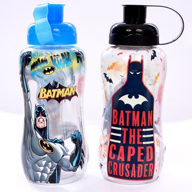 550 Ml Tubo Gelo Garrafa Squeeze Batman Infantil Plasduran