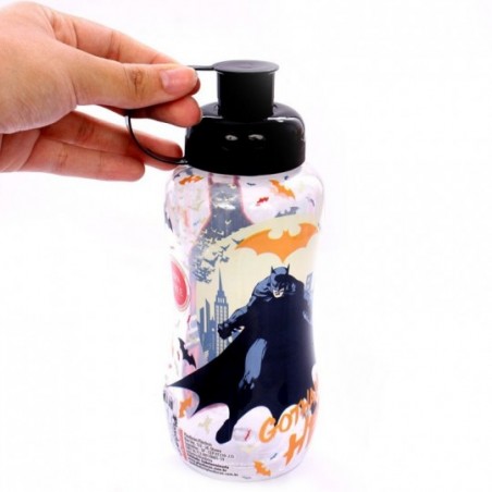 550 Ml Tubo Gelo Garrafa Squeeze Batman Infantil Plasduran