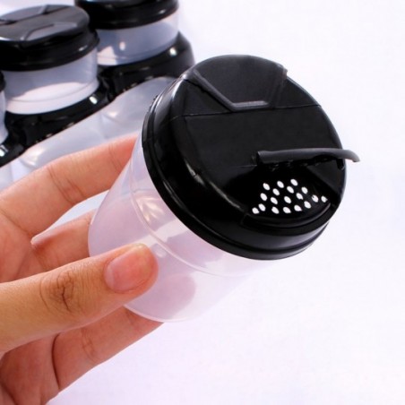 Kit Porta Condimento Plasduran C/ 6 Potes E Suporte Atacado