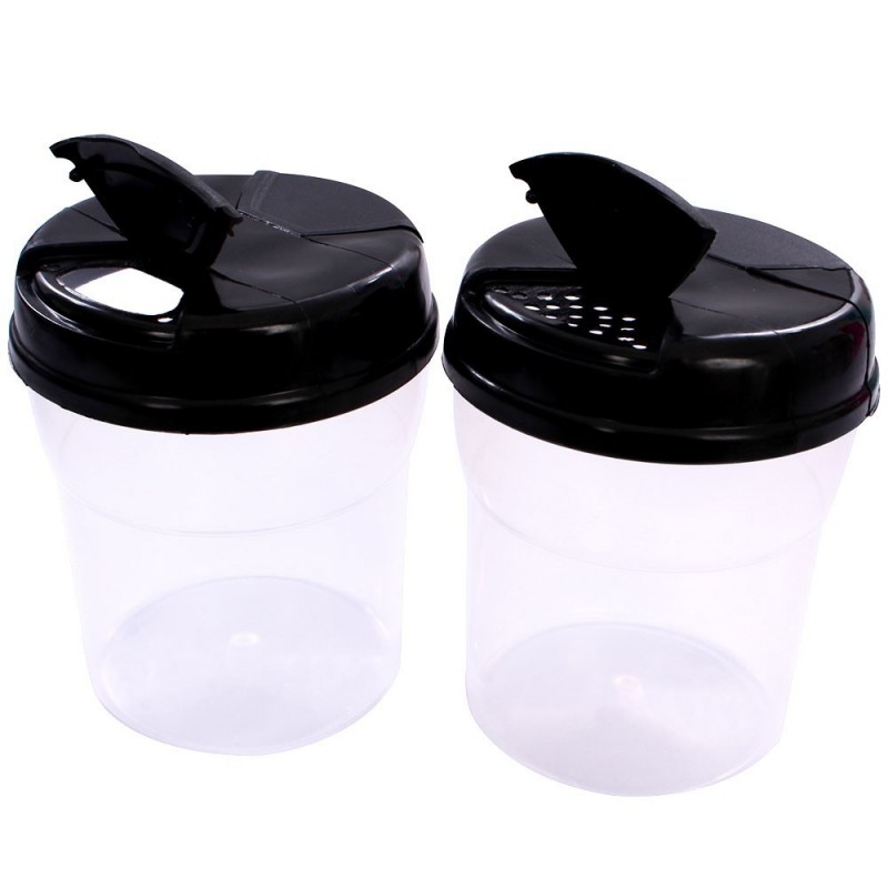 Kit Porta Condimento Plasduran C/ 6 Potes E Suporte Atacado