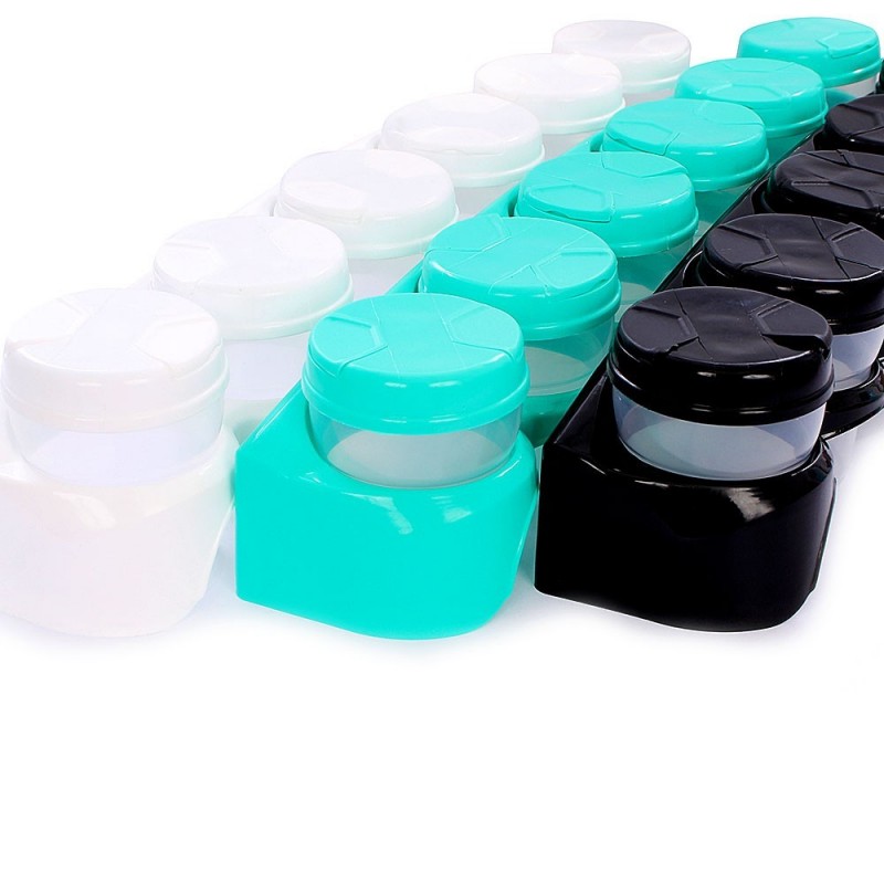 Kit Porta Condimento Plasduran C/ 6 Potes E Suporte Atacado