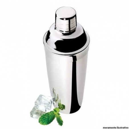 Coqueteleira Shakeira Tampa Dosadora Aço Inox 750ml Wellmix