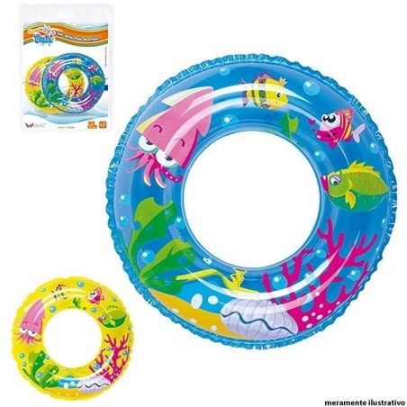 Boia P/ Piscina Circular Fundo Do Mar Infantil 60 Cm Wellmix