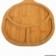 Petisqueira Bandeja MDF Com 3 Divisórias 34 cm x 24 cm