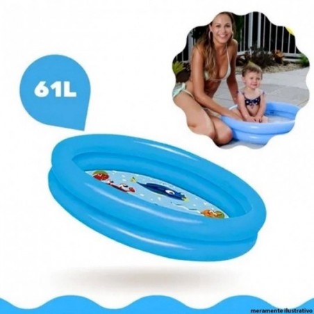 Piscina Inflável 2 Anéis 61 Litros 20x76 Cm Summer Fun