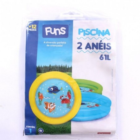 Piscina Inflável 2 Anéis 61 Litros 20x76 Cm Summer Fun