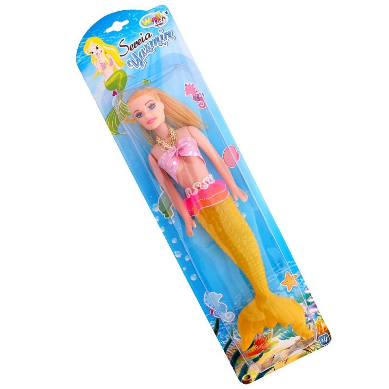 Boneca Infantil Sereia Yasmin Well Kids No Atacado