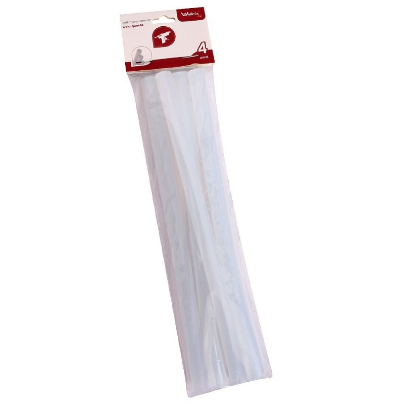 Kit 4 Peças Refil Para Pistola Cola Quente Grossa Wellmix