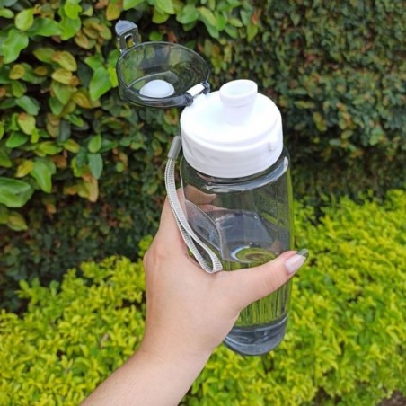 Garrafa Squeeze Plástica C/ Alça 600 Ml Wellmix No Atacado