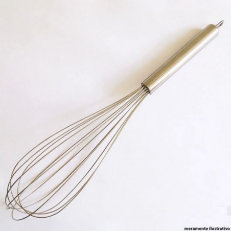 Fouet Batedor De Claras Manual Aço Inox 35 Cm No Atacado