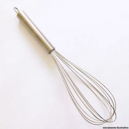 Fouet Batedor De Claras Manual Aço Inox 35 Cm No Atacado
