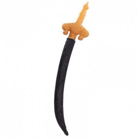 Espada Dourada Piratas Caribe Com Capa 52 Cm No Atacado