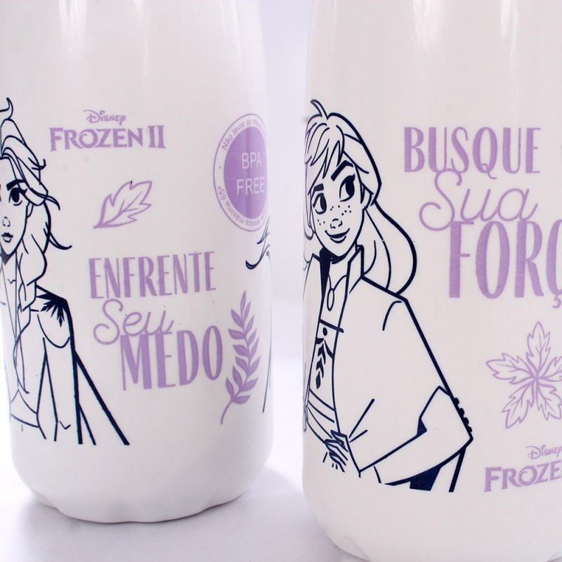600 Ml Garrafa Squeeze Pet Frozen Infantil Plasduran Atacado