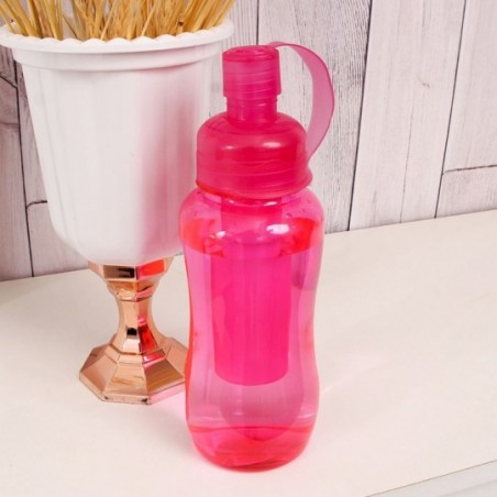 Garrafa Squeeze De Àgua C/ Tubo De Gelo 600 Ml Wellmix