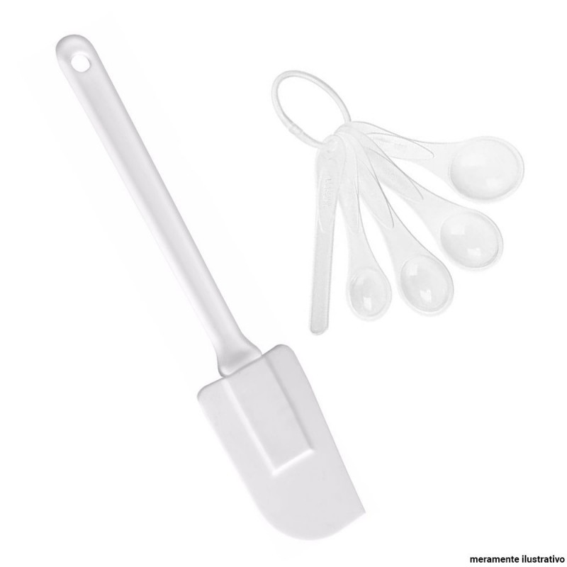 Kit Confeiteiro Manga Bicos Colher Medidora Espátula