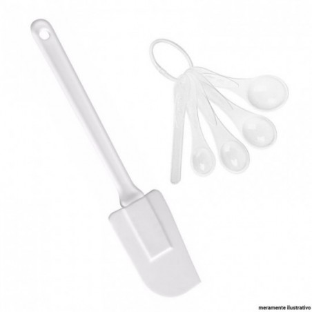 Kit Confeiteiro Manga Bicos Colher Medidora Espátula