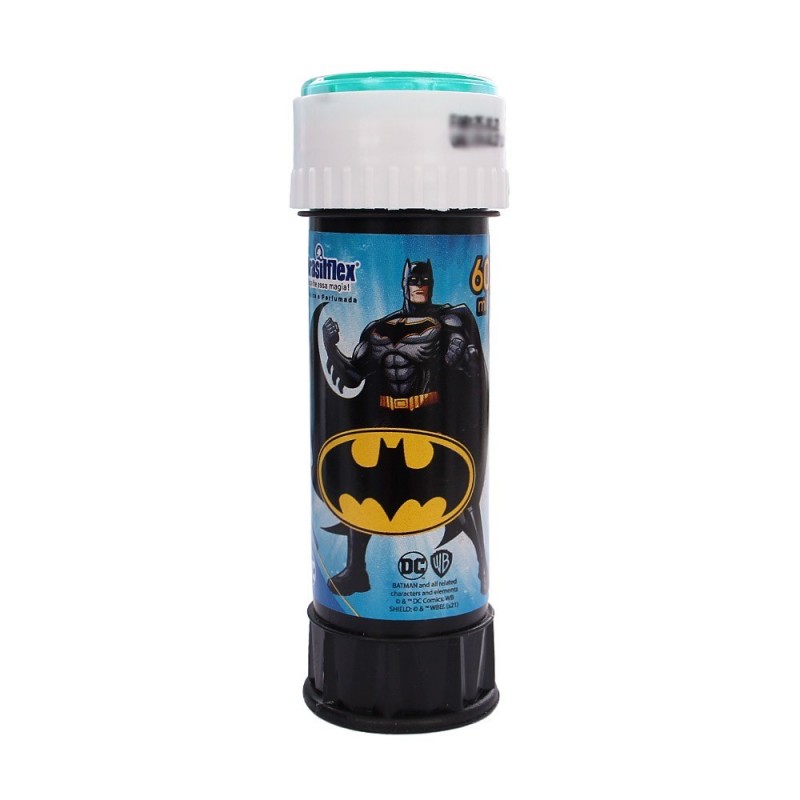 12 Peças Bolhas De Sabão Infantil Batman C/ Labirinto