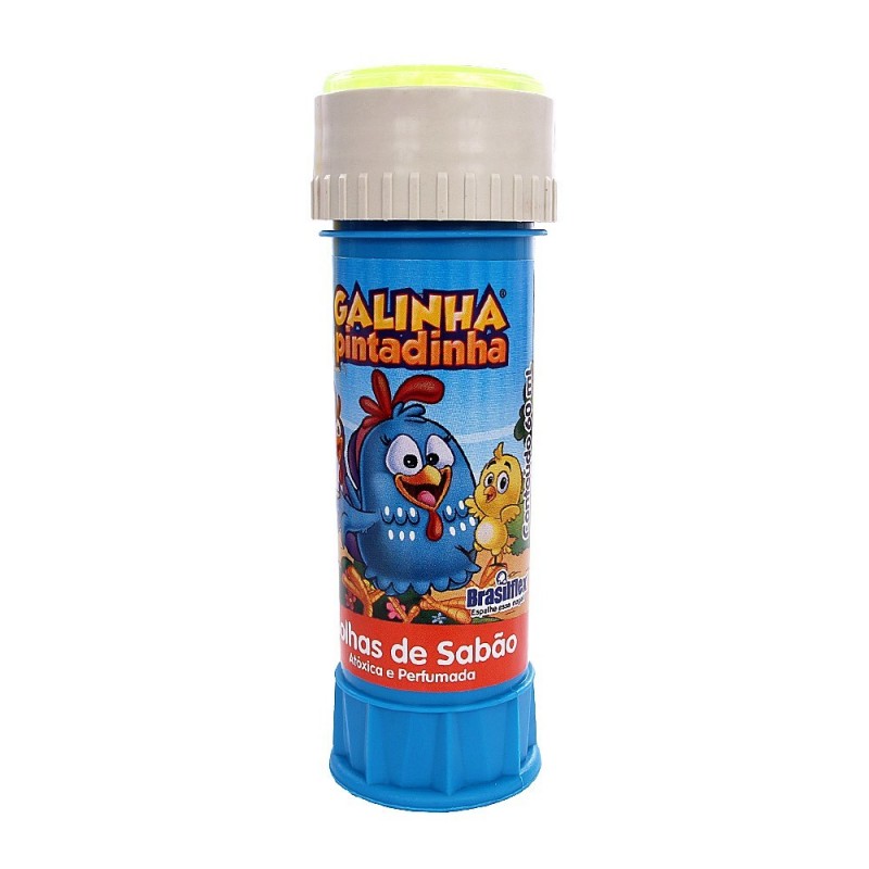 12 Peças Bolhas De Sabão Galinha Pintadinha C/ Labirinto