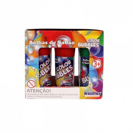 6 Peças Bolhas Sabão Infantil Color Bubbles À Pronta Entrega