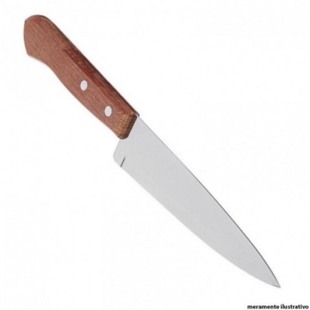 Faca De Carne 6" Aço Inox Com Cabo Madeira