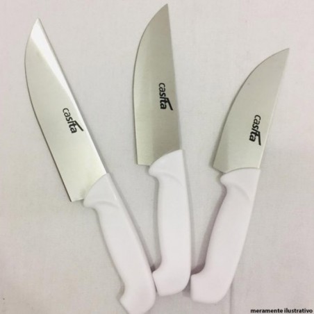 Faca De Cozinha 6" Aço Inox No Atacado
