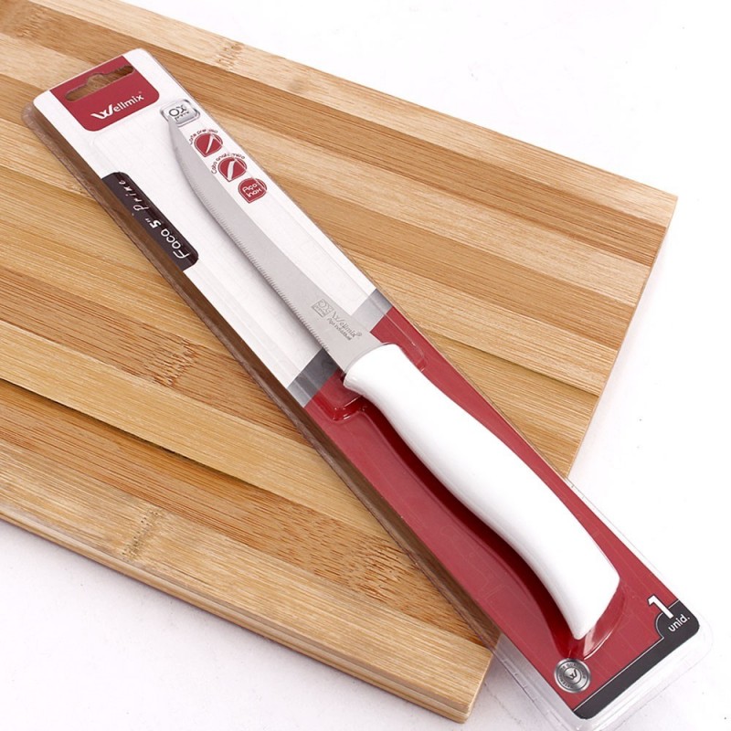 Faca De Filetar Carne 5" Cabo Anatômico Aço Inox WellMix