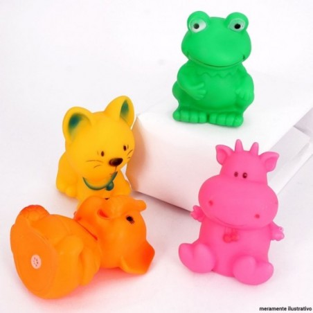 Bichinho Vinil Amiguinhos Apertar Colorido Infantil Wellmix