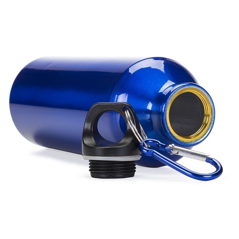 Garrafa Squeeze De Alumínio 500 Ml C/ Mosquetão Wellmix