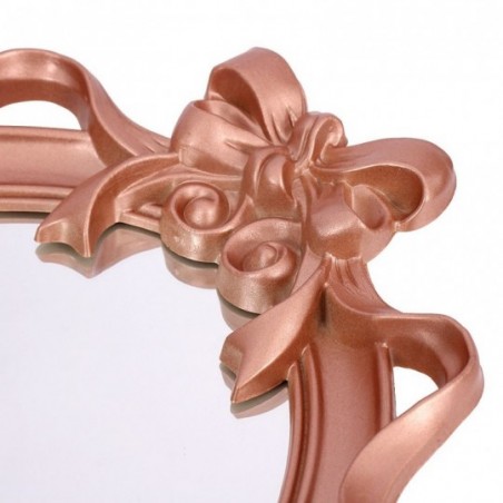Bandeja Decorativa Espelhada Retangular Metalizada 37x23 Cm