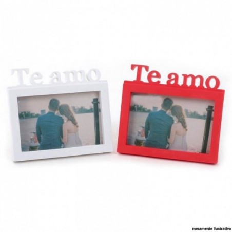 Porta Retrato Decorativo Namorados Mãe Te Amo 10x15 cm