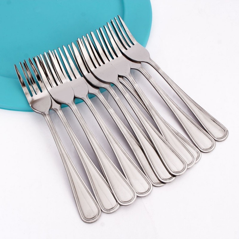 Sobremesa 12 Peças Resistente  Aço Inox Garfo Ox Prime