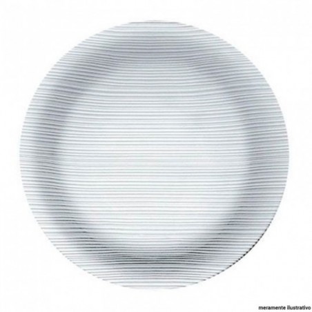 Prato De Vidro Diamante Redondo E Raso Duralex 22Cm