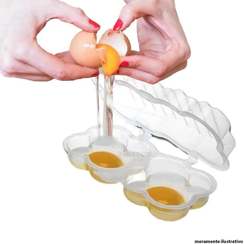 Forma Para Ovos Omelete Dupla Para Microondas