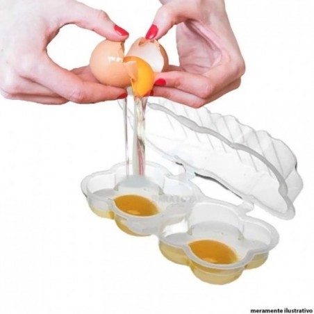 Forma Para Ovos Omelete Dupla Para Microondas