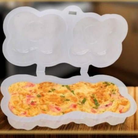 Forma Para Ovos Omelete Dupla Para Microondas