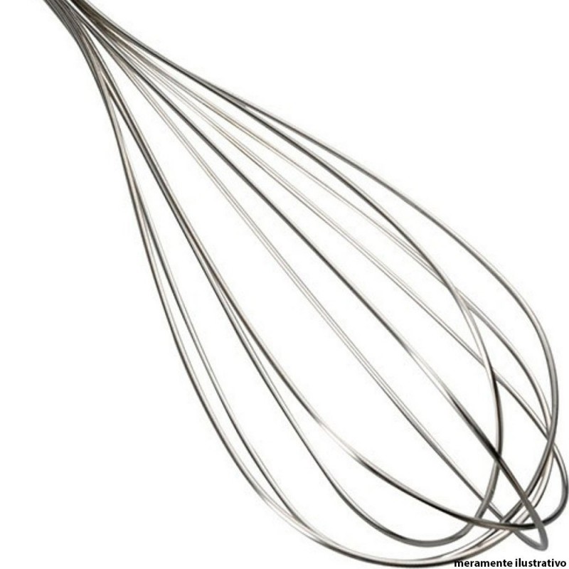 Conjunto De Fouet Batedor De Claras 3 Peças Aço Inox