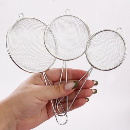 Kit 3 Peneiras Aço Inox PMG Wellmix No Atacado