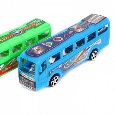 Ônibus Infantil À Fricção Colorido Well Kids No Atacado