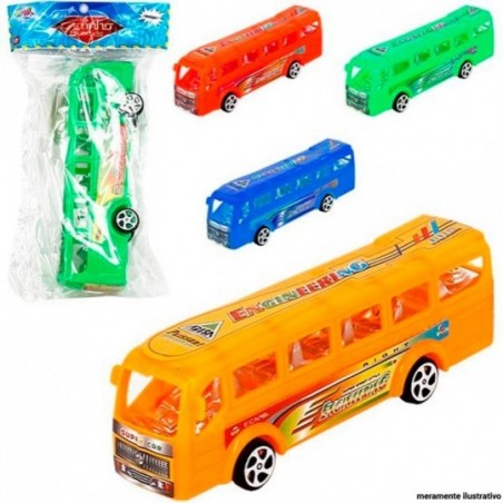 Ônibus Infantil À Fricção Colorido Well Kids No Atacado