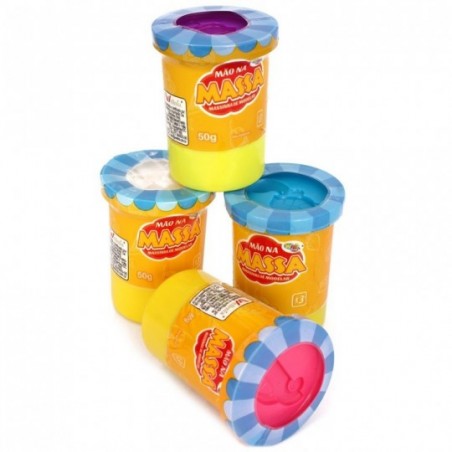 Massinha De Modelar C/ Formas 50 G Well Kids No Atacado