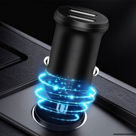 Mini Carregador Veicular Uma Entrada USB 2.A