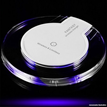 Carregador Por Indução Portátil Wireless Sem Fio