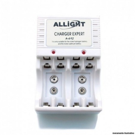 Carregador Pilha Recarregável Para Aa/Aaa/Bateria 9V Bivolt