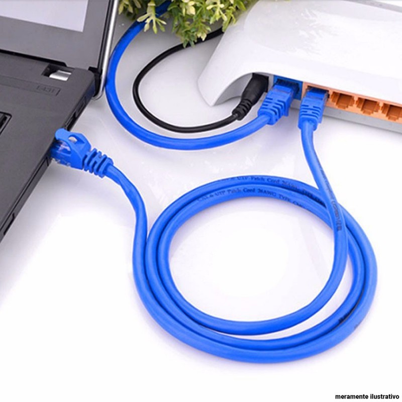 Cabo De Rede Internet Ethernet 3 Metros Pronta Entrega