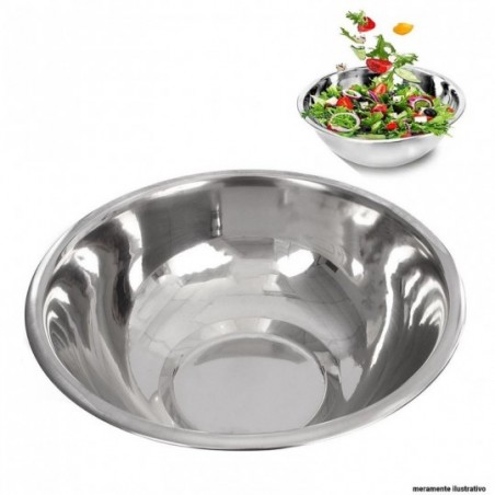 Aço Inox 22 Cm Tigela Redonda Cumbuca Wellmix No Atacado