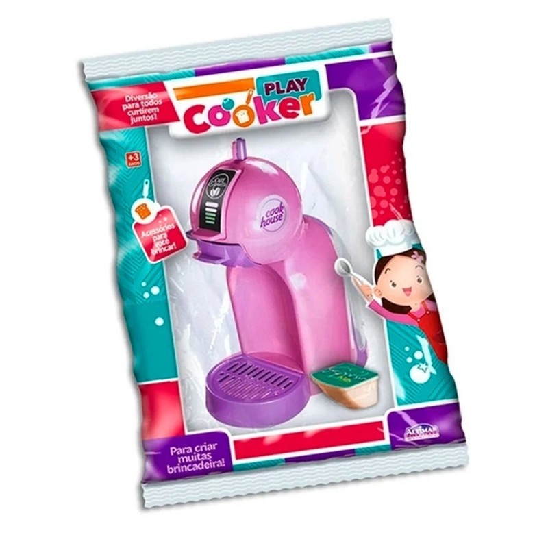 Kit Cafeteira Expresso + Cápsula Brinquedo Infantil Altimar