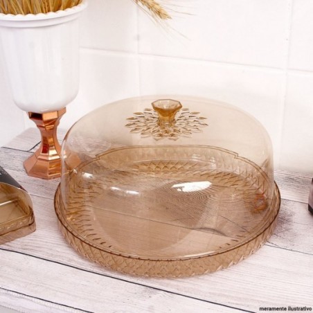 Boleira Torteira Plástica Baixa Glamour 26 cm Plasútil