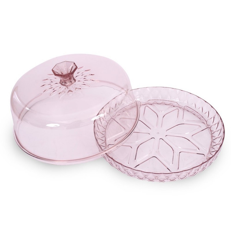 Queijeira Porta Queijo Tampa Glamour Quartzo Plasútil 18 cm