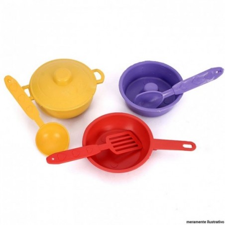 Combo 3 Kit Cozinha Panelinha E Acessorios Infantil