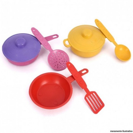 Combo 3 Kit Cozinha Panelinha E Acessorios Infantil